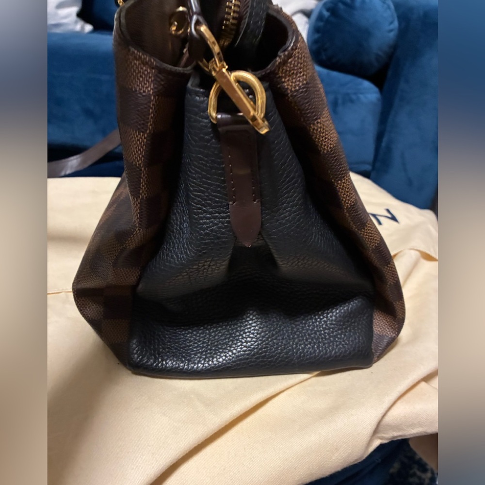 Louis Vuitton Damier Ebene Normandy hand bag with strap and dust bag - Picture 10 of 16